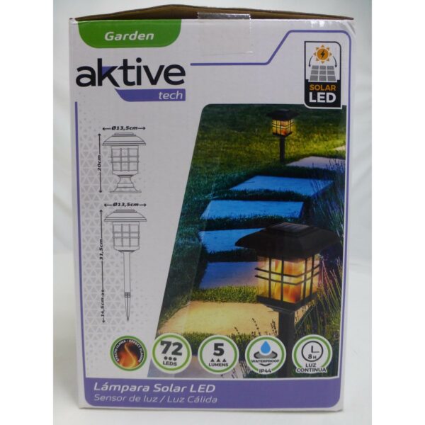 Solar-Gartenpfahl-Set Aktive Kunststoff 13,5 x 46 x 13,5 cm (4 Stück) – Bild 7