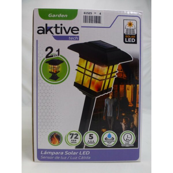 Solar-Gartenpfahl-Set Aktive Kunststoff 13,5 x 46 x 13,5 cm (4 Stück) – Bild 4