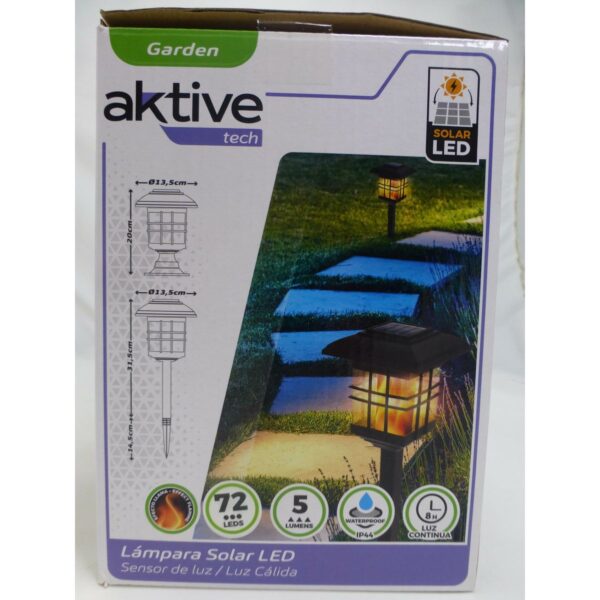 Solar-Gartenpfahl-Set Aktive Kunststoff 13,5 x 46 x 13,5 cm (4 Stück) – Bild 6