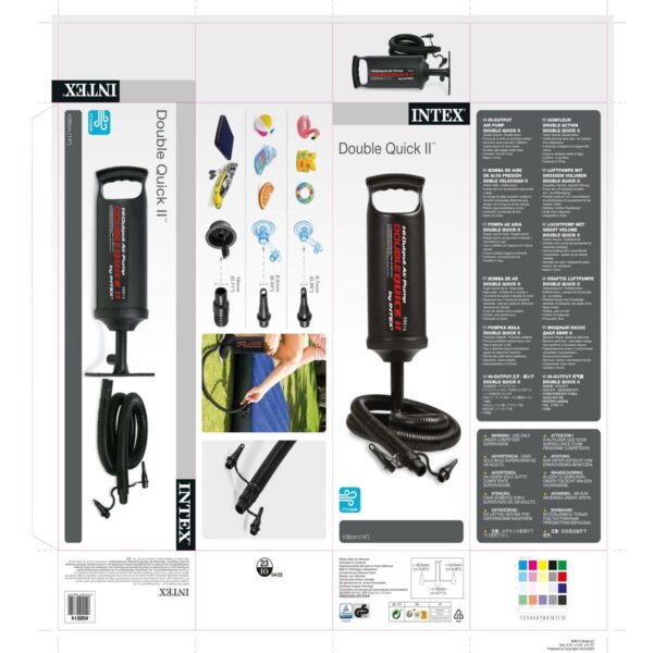 Luftpumpe Intex Double Quick II (4 Stück) – Bild 5