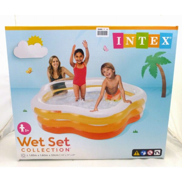 Aufblasbares Planschbecken für Kinder Intex 460 L 185 x 53 x 180 cm (3 Stück) – Bild 6