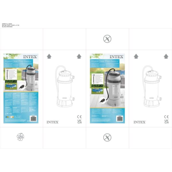 Schwimmbad-Heizung Intex Krystal Clear Pool Basics LED Leicht – Bild 5