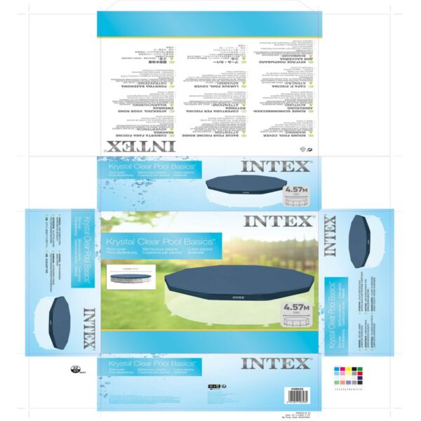 Poolabdeckung Intex 28032 Ø 457 cm 457 x 25 x 457 cm – Bild 7