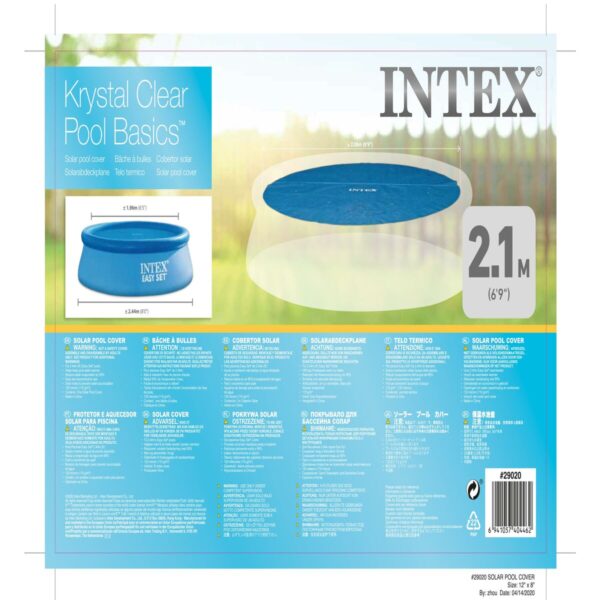 Poolabdeckung Intex 29020 EASY SET Ø 244 cm 206 x 206 cm – Bild 8