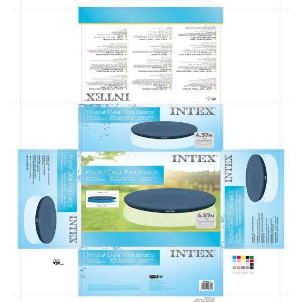 Poolabdeckung Intex 28023 EASY SET Ø 457 cm 457 x 20 x 457 cm – Bild 6