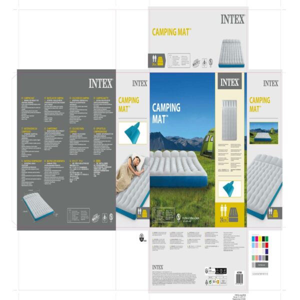 Luftmatratze Intex 127 x 24 x 193 cm (3 Stück) – Bild 7