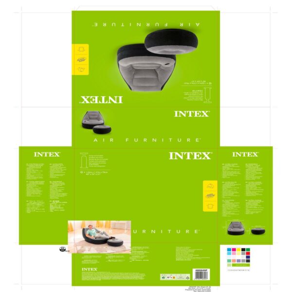Aufblasbarer Sessel Intex ULTRA LOUNGE 99 x 76 x 130 cm (4 Stück) – Bild 6