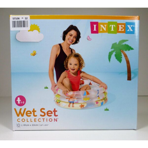 Aufblasbares Planschbecken für Kinder Intex Dinosaurier Ringe 28 L 33 L 61 x 22 x 61 cm (12 Stück) – Bild 6