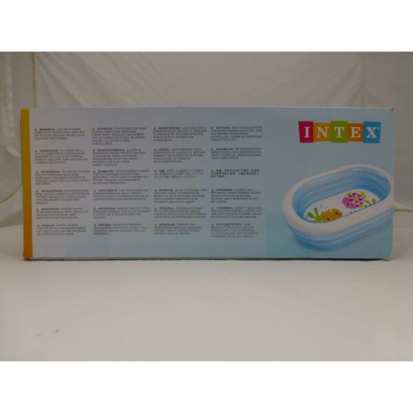 Aufblasbares Planschbecken für Kinder Intex Oval Blau Weiß 230 L 163 x 46 x 107 cm (6 Stück) – Bild 8