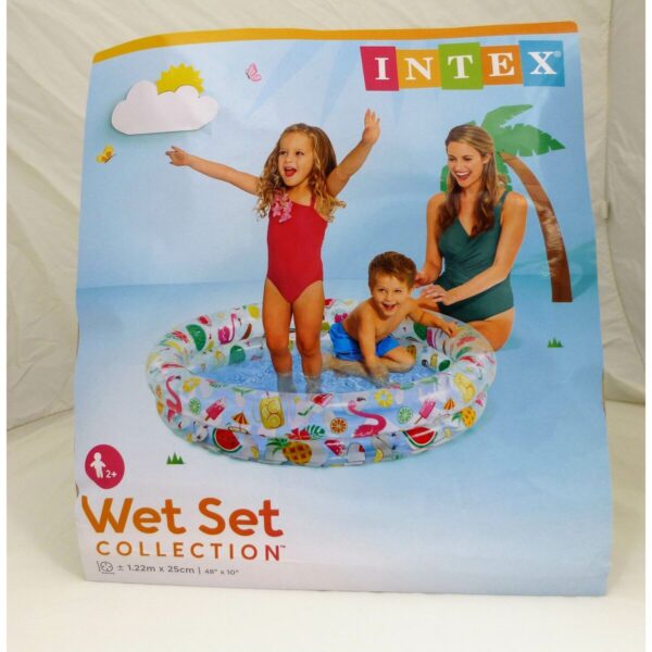 Aufblasbares Planschbecken für Kinder Intex Tropical Ringe 150 l 122 x 25 cm (12 Stück) – Bild 7