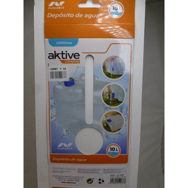 Wasserflasche Aktive Polyäthylen 10 L 22 x 26 x 22 cm (12 Stück) – Bild 7