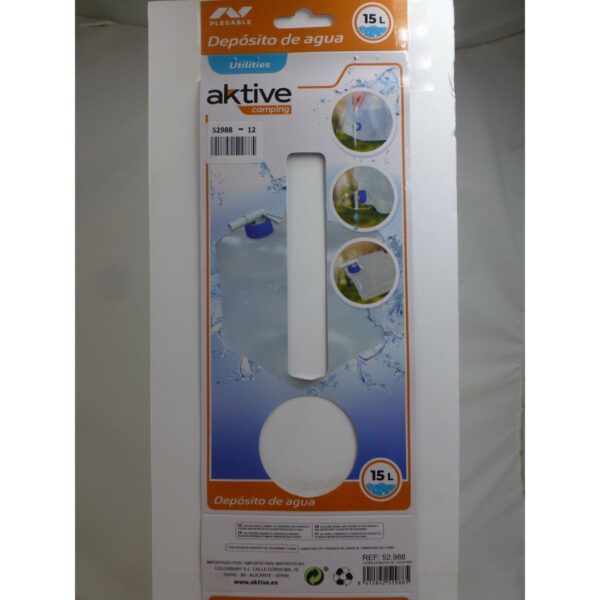 Wasserflasche Aktive Polyäthylen 15 L 24 x 28 x 24 cm (12 Stück) – Bild 7