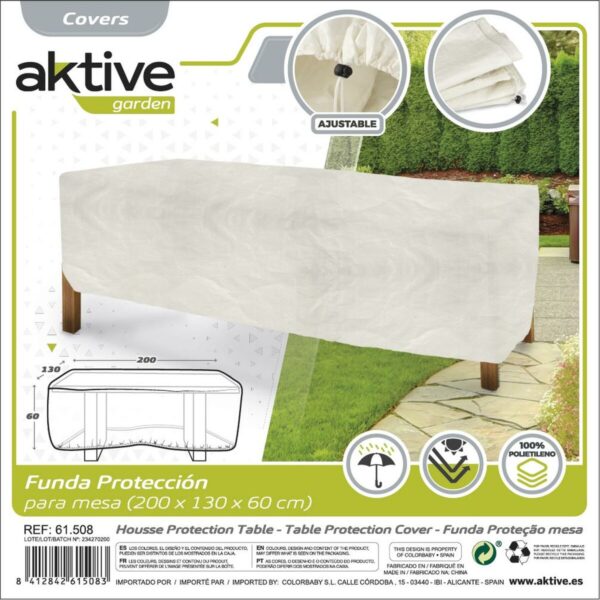 Schutzhülle Aktive Tische Polyäthylen 200 x 60 x 130 cm (6 Stück) – Bild 8