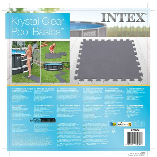 Schutzplane Intex Grau 100 x 0,5 x 200 cm (12 Stück) – Bild 5