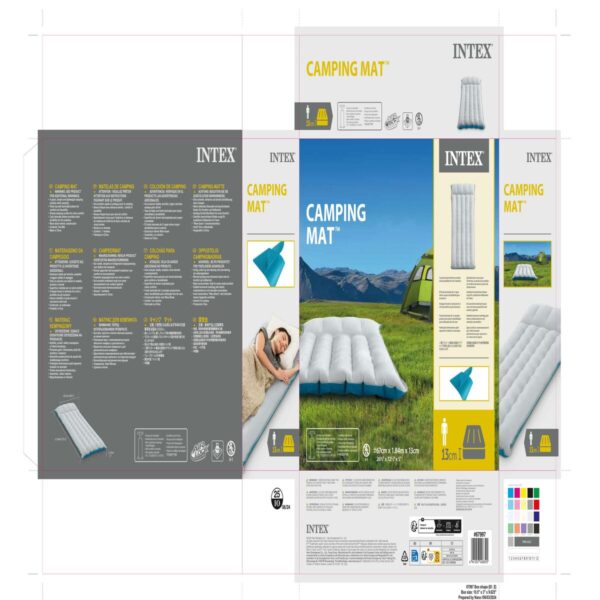 Luftmatratze Intex 67 x 17 x 184 cm (6 Stück) – Bild 7