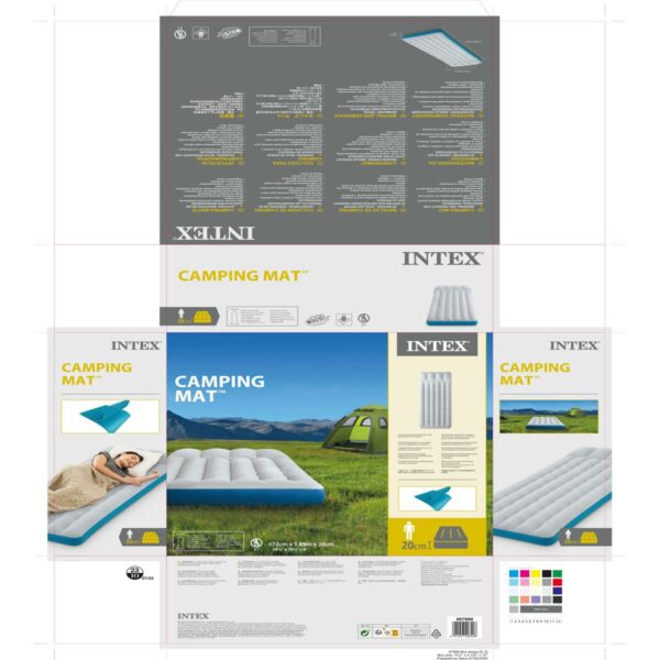 Luftmatratze Intex 72 x 20 x 189 cm (6 Stück) – Bild 7