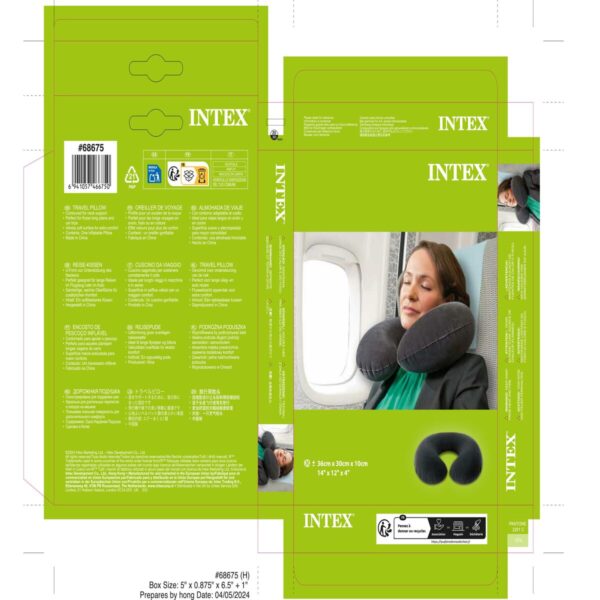 Reisekissen Intex Grau 36 x 10 x 30 cm (36 Stück) – Bild 7