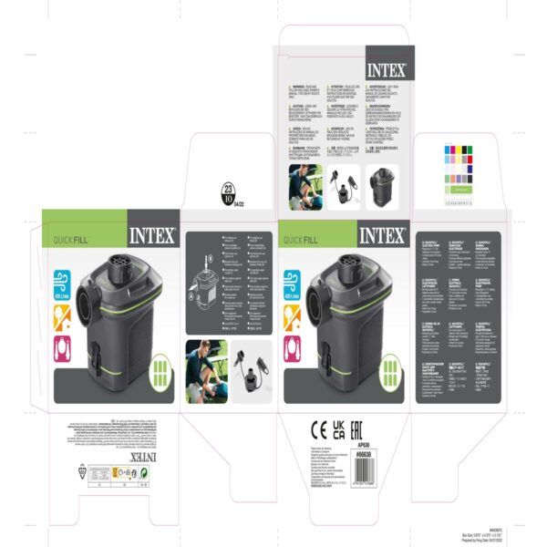 Elektrische Luftpumpe Intex Quick FIll (6 Stück) – Bild 7
