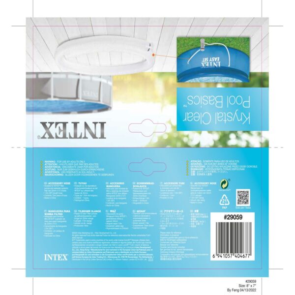 Schlauch Intex Schwimmbad 1-1/4" 150 cm Ø 32 mm (9 Stück) – Bild 5