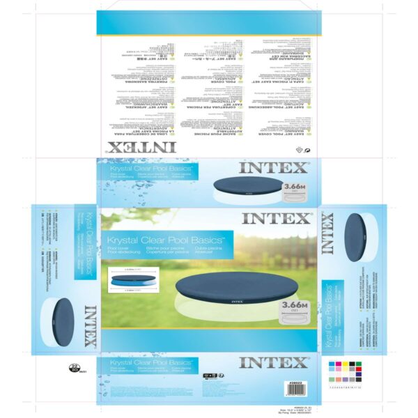 Poolabdeckung Intex 28022 EASY SET 366 x 20 x 366 cm – Bild 6