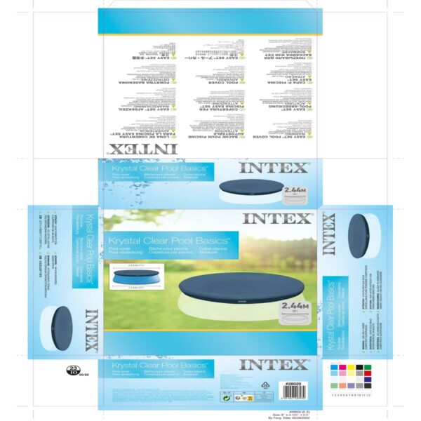 Poolabdeckung Intex 28020 EASY SEY 221 x 30 x 221 cm – Bild 6