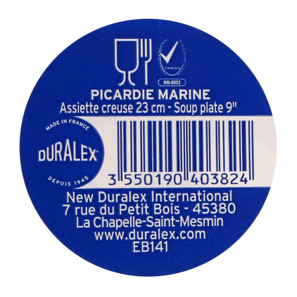 Suppenteller Duralex Picardie Blau Ø 23 cm (48 Stück) – Bild 4