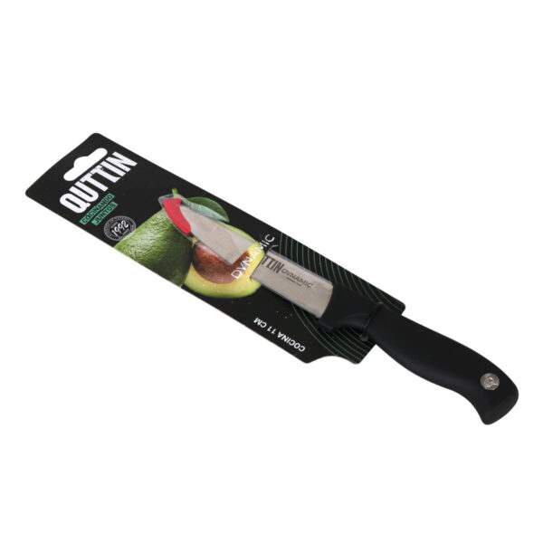 Küchenmesser Quttin Dynamic Schwarz Silberfarben 11 cm (24 Stück) – Bild 3