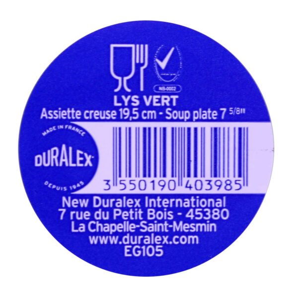 Suppenteller Duralex Lys Ø 19 cm grün (24 Stück) – Bild 3