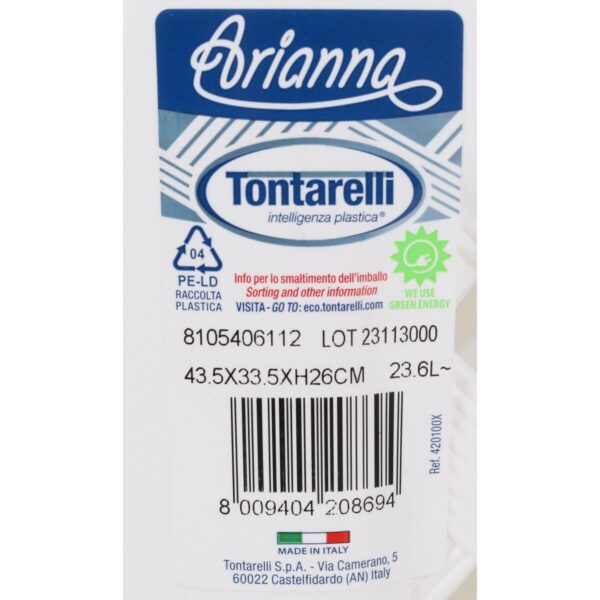 Wäschekorb Arianna Tontarelli TON827 (44 x 35 x 24 cm) 44 x 35 x 24 cm (6 Stück) – Bild 3