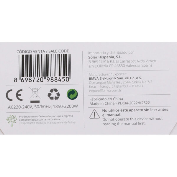 Wasserkocher Kiwi 953KK3307 2200 W 1,5 L – Bild 2