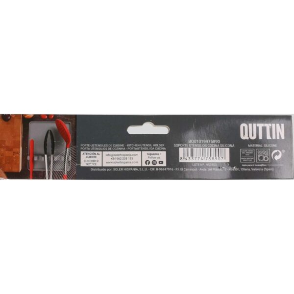 Halter für Küchenutensilien Quttin Silikon 20 x 17 x 4 cm (12 Stück) – Bild 5