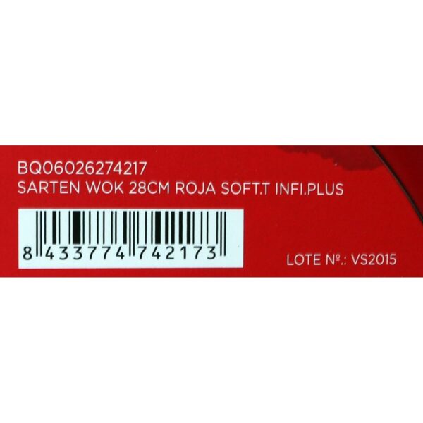 Wok Pfanne Quttin Infinity Rot 28,3 x 47 x 10 cm – Bild 4