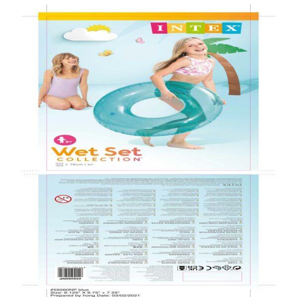 Aufblasbarer Donut-Schwimmhilfe Intex 76 x 76 cm (24 Stück) – Bild 8