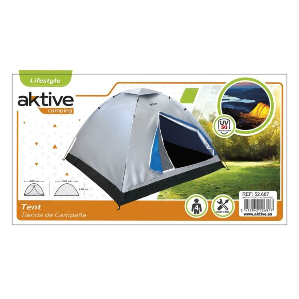 Zelt Aktive 4 menschen 205 x 130 x 205 cm (2 Stück) – Bild 7