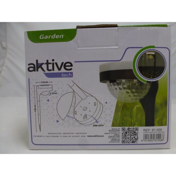 Solar-Gartenpfahl-Set Aktive 2 Stücke Polypropylen 11 x 49 x 12 cm (4 Stück) – Bild 8