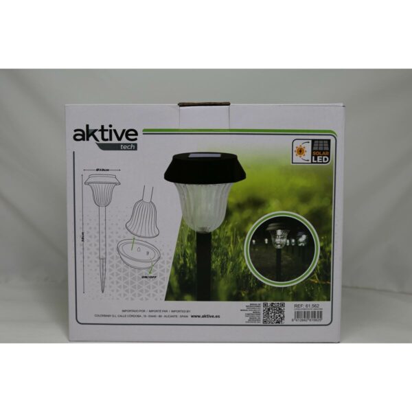 Solar-Gartenpfahl-Set Aktive 6 Stücke Edelstahl Kunststoff 10 x 38 x 10 cm (4 Stück) – Bild 8