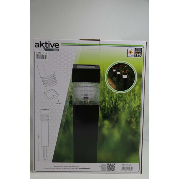 Solar-Gartenpfahl-Set Aktive 4 Stücke Kunststoff 6 x 39,5 x 6 cm (4 Stück) – Bild 8