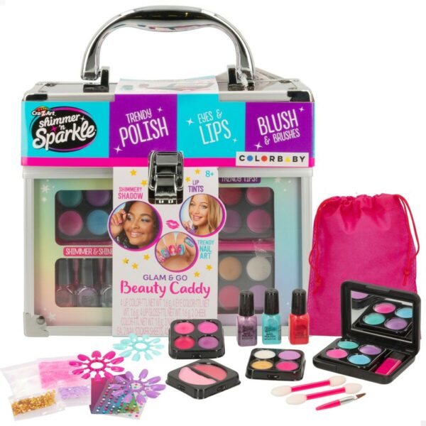 Schminkset für Kinder Cra-Z-Art Shimmer 'n Sparkle Glam & Go 19 x 16 x 8 cm 4 Stück – Bild 2