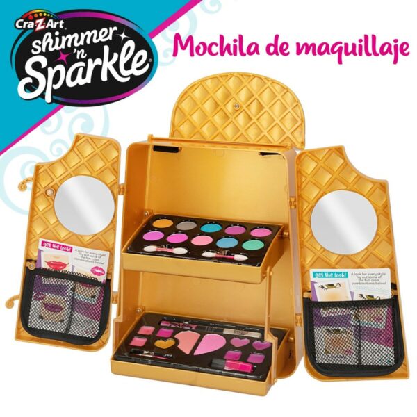 Schminkset für Kinder Cra-Z-Art Shimmer 'n Sparkle 20,5 x 23,5 x 6,5 cm 4 Stück – Bild 4