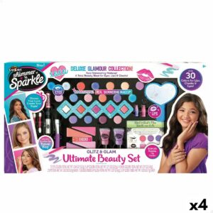 Schminkset für Kinder Cra-Z-Art Shimmer ‘n Sparkle Glitz and Glam 44,5 x 3,5 x 22,5 cm 4 Stück