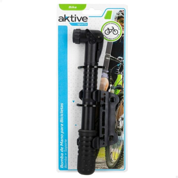 Luftpumpe Aktive Schwarz Fahrrad – Bild 3