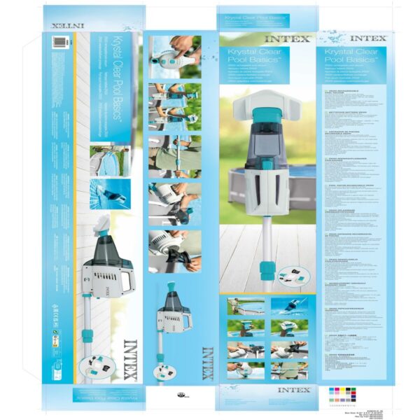 Handbetriebener Schwimmbadreiniger Intex 18 x 280 x 21 cm (4 Stück) – Bild 8
