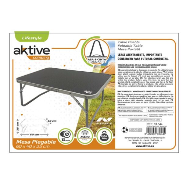 Table Klapptisch Aktive 60 x 25 x 40 cm (6 Stück) – Bild 8