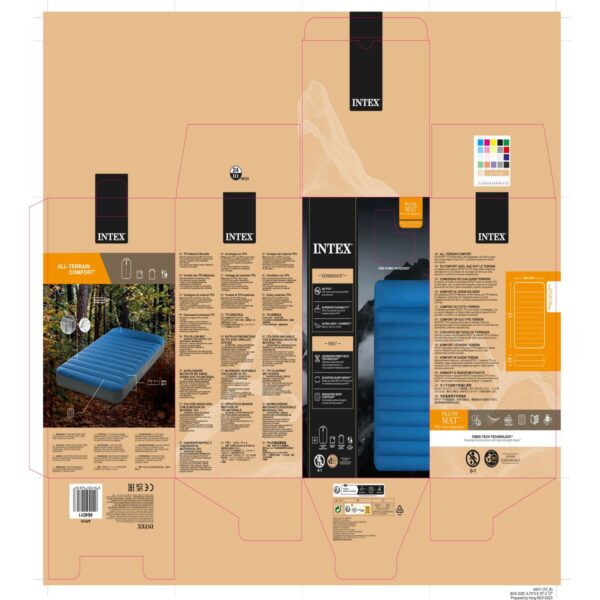 Luftmatratze Intex 99 x 22 x 191 cm (4 Stück) – Bild 8