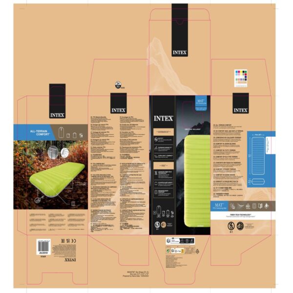 Luftmatratze Intex 76 x 11 x 191 cm (6 Stück) – Bild 8