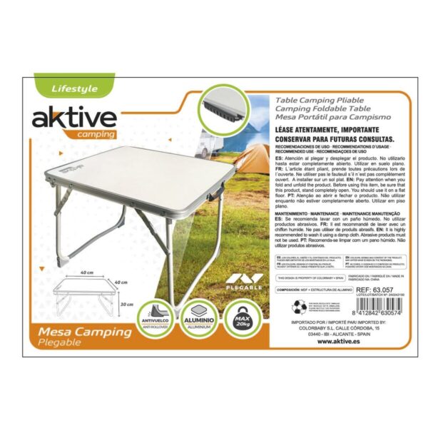 Table Klapptisch Aktive 40 x 30 x 40 cm (6 Stück) – Bild 3
