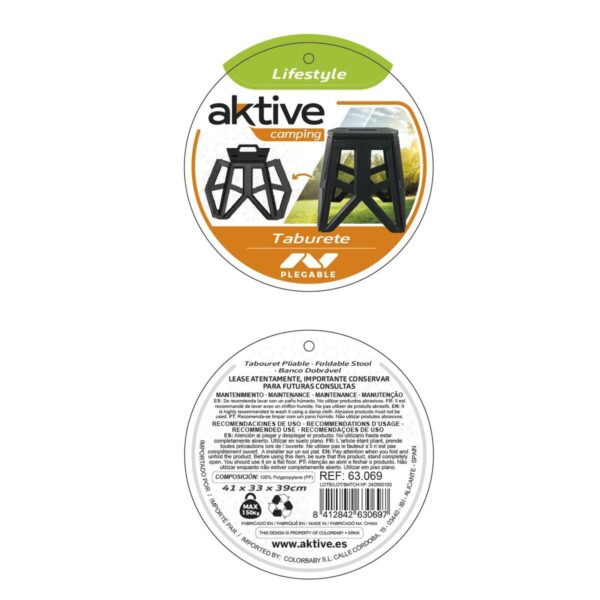 Klapphocker Aktive 41 x 39 x 33 cm (4 Stück) – Bild 8