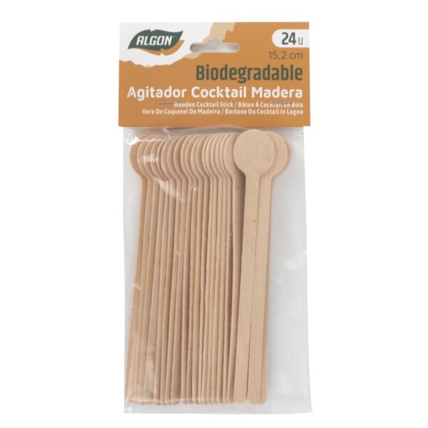 Löffel-Set Algon Holz 15,2 cm 24 Stücke (18 Stück) – Bild 4