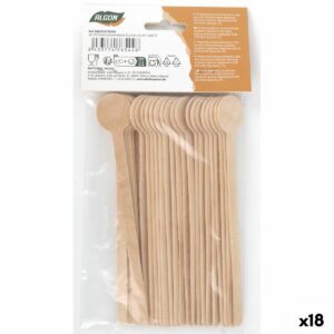 Löffel-Set Algon Holz 15,2 cm 24 Stücke (18 Stück)