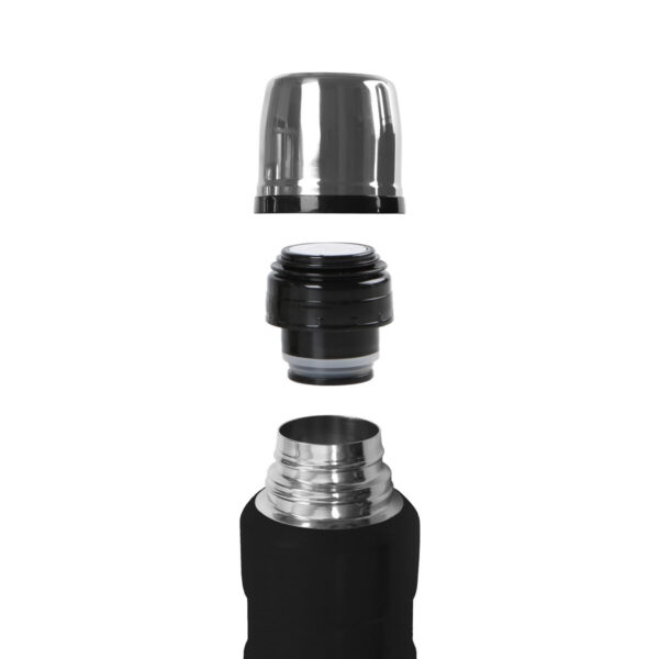 Thermosflasche ThermoSport Schwarz 1 L (6 Stück) – Bild 6